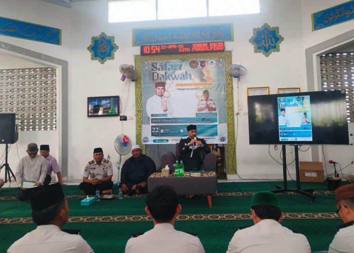 Dakwah Habib Ahmad Al Habsyi Sentuh Hati Warga Binaan Lapas Pangkalpinang