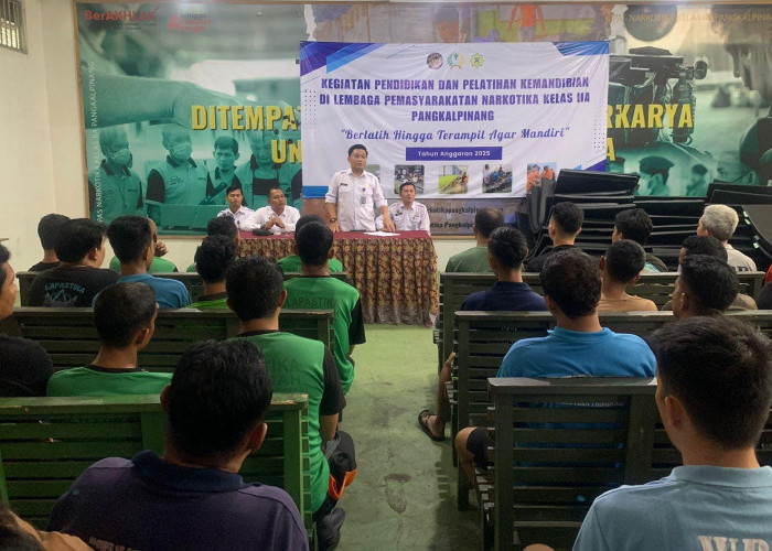 Lapas Narkotika Pangkalpinang Berikan Pengarahan dan Penertiban Terhadap Tamping