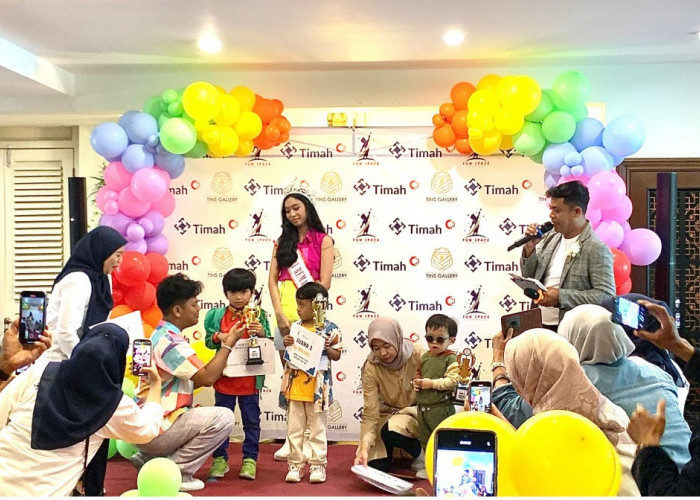 Asah Bakat dan Kreativitas Anak-anak, PT Timah dan TINS ​​Gallery Gelar Fashion Show dan Lomba Mewarnai 