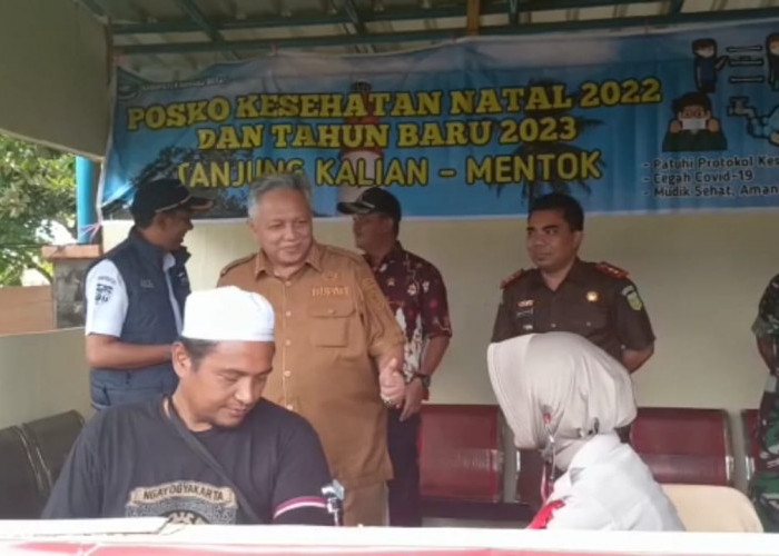 Tinjau Posko Nataru di Pelabuhan Tanjung Kalian, Sukirman Sebut Berjalan Dengan Lancar 