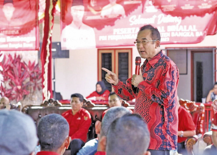 Rudianto Tjen Minta Kader PDIP Bangka Barat Beri Kerja Nyata