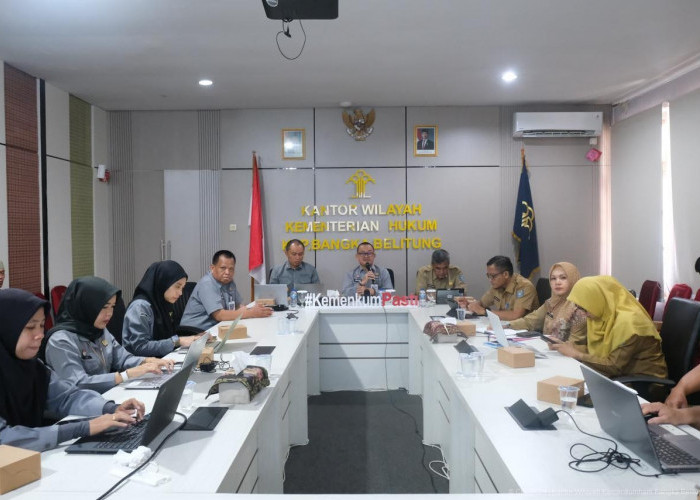 Kanwil Kemenkum Babel Harmonisasi Tiga Ranperkada Kabupaten Bangka Tengah
