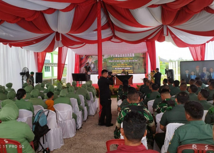 Danrem 045 Garuda Jaya kunjungi Kodim Basel, Ini Pesan Untuk Prajurit 