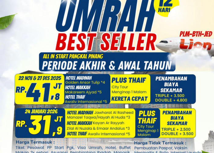 Grand Opening Mega Wisata Pangkalpinang Optimis Jadi Pilihan Utama Perjalanan Umrah & Haji di Babel