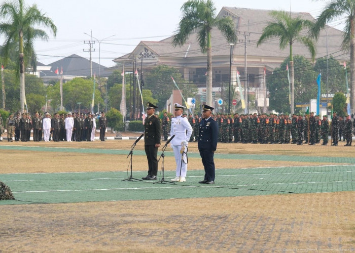 Kanwil Kemenkum Babel Hadiri Upacara Peringatan HUT ke-81 TNI, Perkuat Sinergi dan Kebersamaan