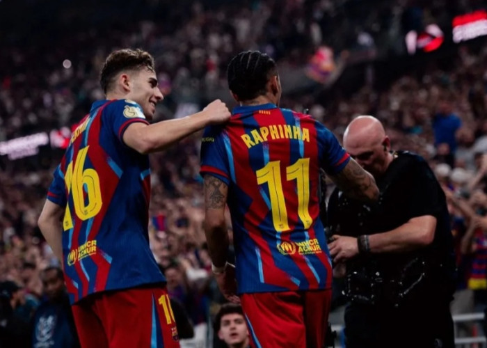 Barcelona Taklukkan Madrid 3-2, Juarai Piala Super Spanyol