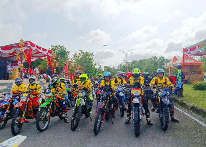 Ratusan Offroader Jajal Jalur Gunung Muntai Bangka Selatan 