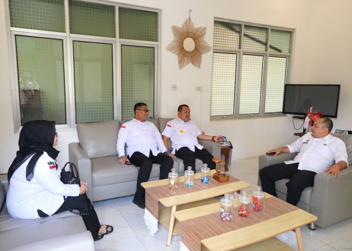 Kakanwil Kemenkum Babel Kunjungi Dinas PerindagkopUKM Bangka Tengah untuk Pendataan Produk Kerajinan