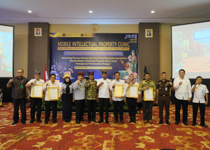 Pj Gubernur Suganda buka Mobile Intellectual Property Clinic Kemenkumham Babel