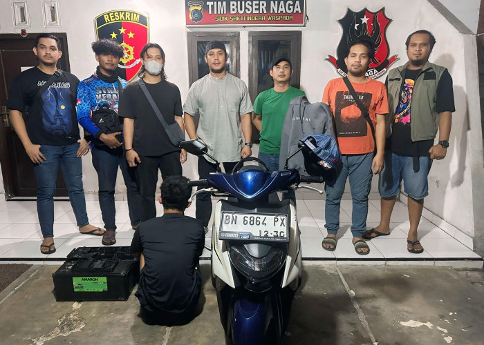 Residivis Curi 2 Aki di Pangkalpinang, Hasil Jualan Dibelikan Narkoba