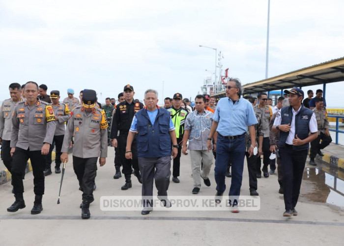 Pj Gubernur Ridwan Tinjau Aktivitas Pelabuhan Tanjung Kalian Selama Libur Natal dan Tahun Baru 2023