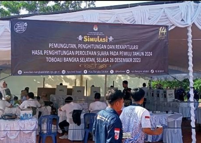 145 Orang Ikut Simulasi Pemilu KPU Basel 