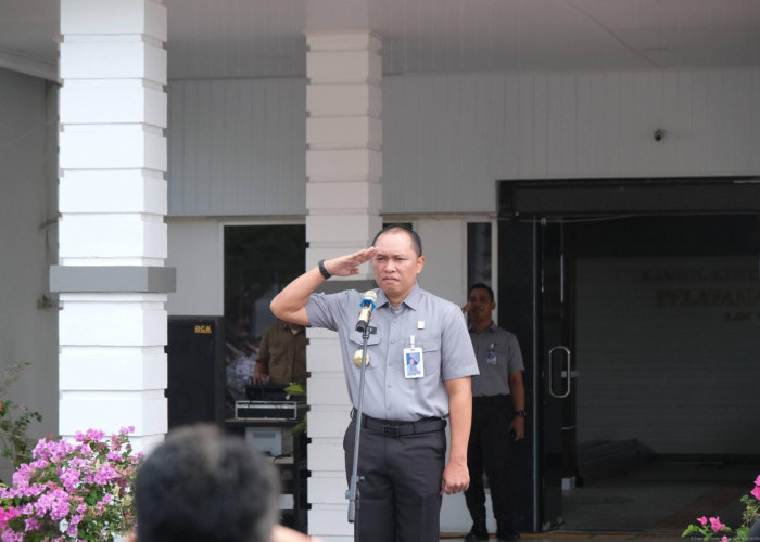 Apel Pagi Kanwil Kemenkum Babel Tekankan Disiplin, Publikasi, dan Penyelesaian Target Kinerja