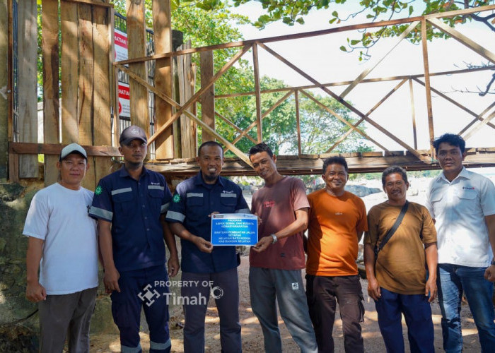PT Timah Perkuat Infrastruktur Nelayan, Jembatan Akses Batu Kodok Kini Lebih Aman   