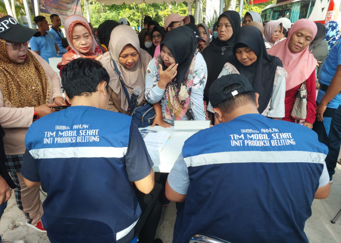 Mobil Sehat PT Timah Tbk Sepanjang Tahun 2023 Layani 1111 Orang di Pulau Belitung
