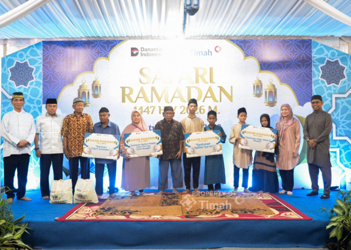 Safari Ramadan PT TIMAH Hadirkan Senyum Fahri dan Soleh, Penerima Bantuan Tahfiz Quran dan Anak Yatim Piatu