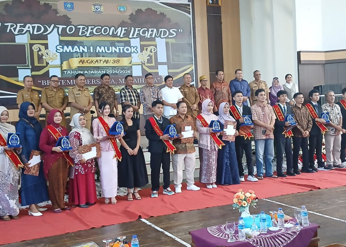 PT TIMAH Perkuat Dukungan untuk Pendidikan, Pelepasan Siswa SMAN 1 Mentok Berlangsung Meriah