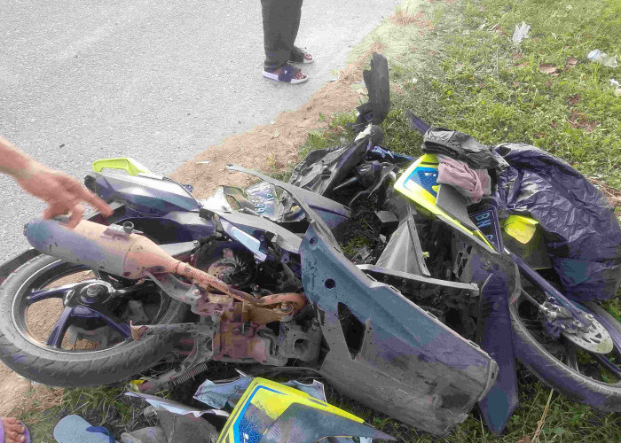 BREAKING NEWS! Kecelakaan Beruntun di Simpang Jongkong Koba, Dua Mobil dan Satu Motor