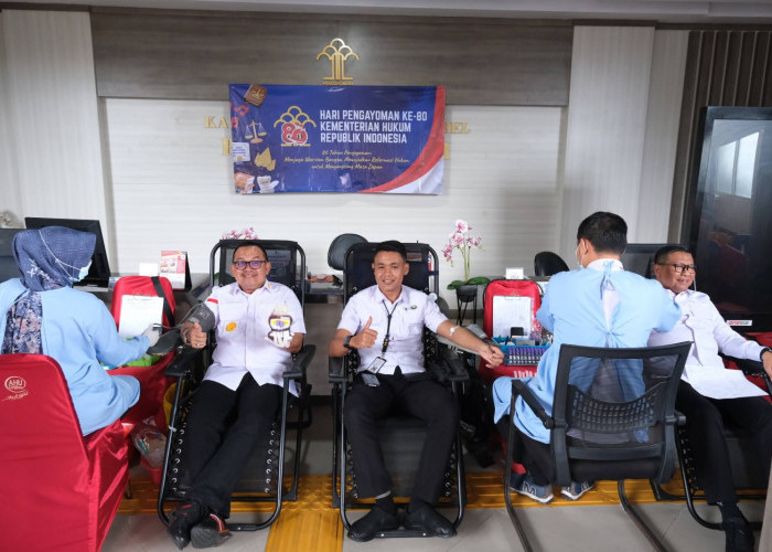 Kanwil Kemenkum Babel kumpulkan 23 Kantong Darah
