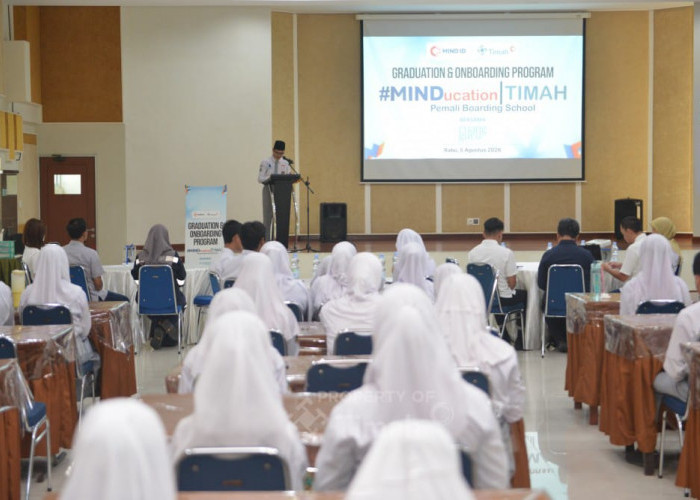 Menuju Generasi Emas 2045, PT Timah dan MIND ID Perkuat Pendidikan Pelajar Pemali Boarding School 
