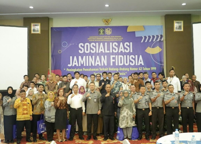 Kanwil Kemenkumham Babel Gelar Sosialisasi Jaminan Fidusia, Ini yang Dibahas 