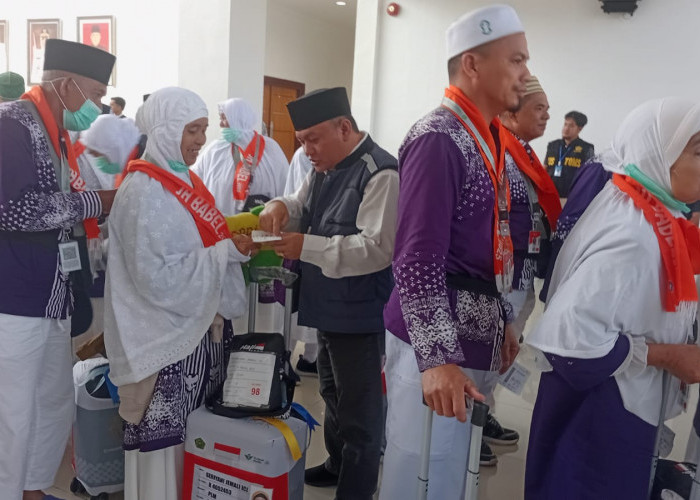 1.121 Jamaah Haji Babel Sudah Diterbangkan ke Tanah Suci