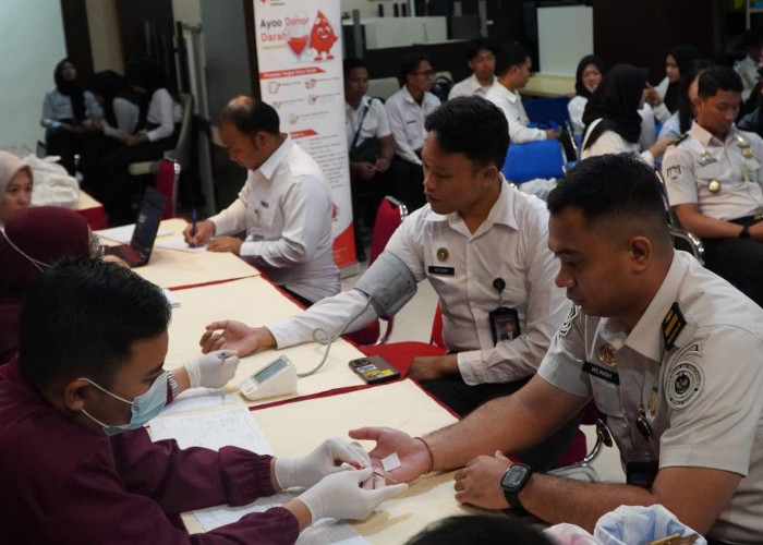 Imigrasi Pangkalpinang Gelar Donor Darah Peringati Hari Bhakti Imigrasi ke-76