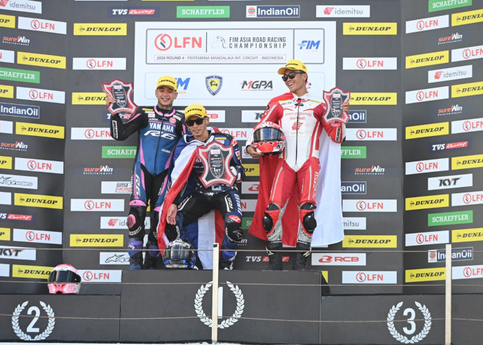 Buktikan Kencangnya CBR series, Pebalap Astra Honda Raih Kemenangan di Mandalika