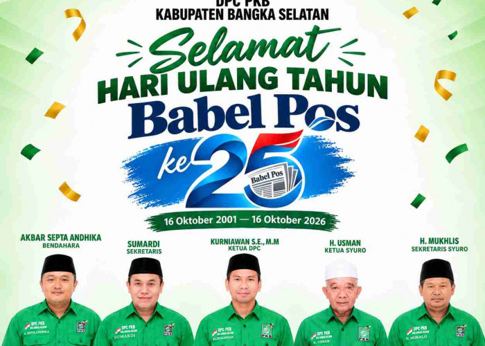 Selamat Ulang Tahun Babel Pos ke 25