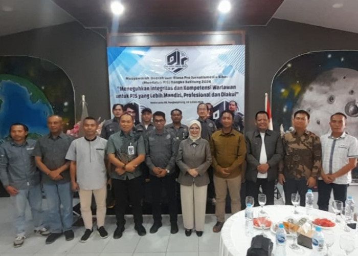 Kanwil Kemenkum Babel Hadiri Musdalub PJS, Dorong Peningkatan Kompetensi Wartawan