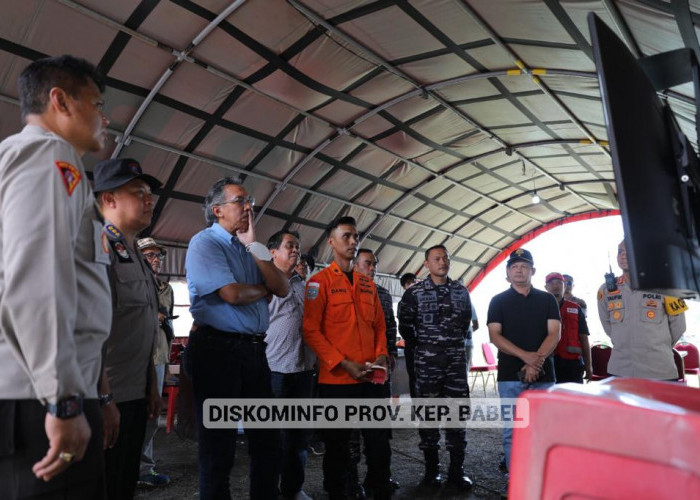 Kunjungi Posko SAR Helikopter P-1103, Pj Gubernur Optimis Korban Terakhir Segera Ditemukan