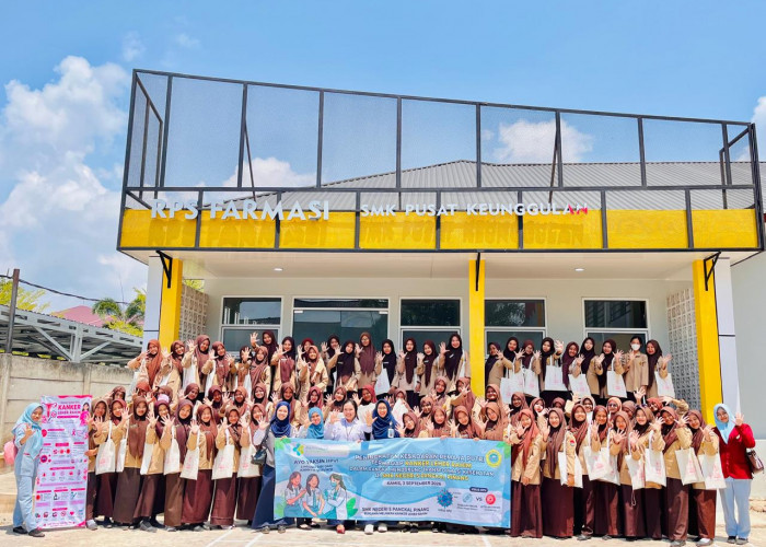 70 Siswi SMK Negeri 5 Pangkal Pinang Dibekali Edukasi Kanker Leher Rahim