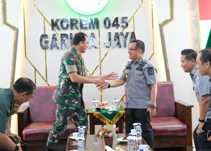 Kakanwil Kemenkum Babel Lakukan Audiensi dan Silaturahmi Ke BNNP dan Korem 045/Garuda Jaya