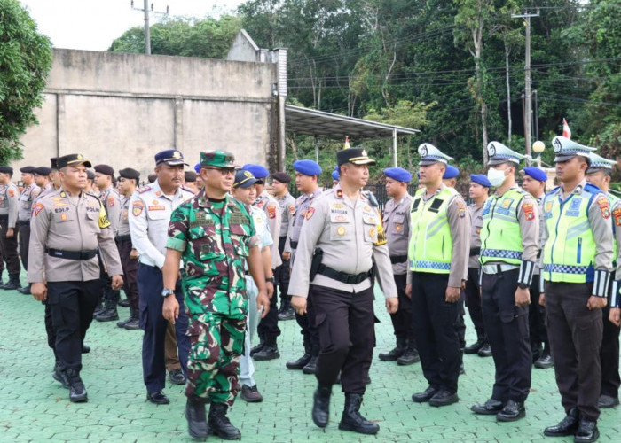 Tekan Pelanggaran Lalu Lintas, Polres Basel Apel Ops Keselamatan Menumbing 