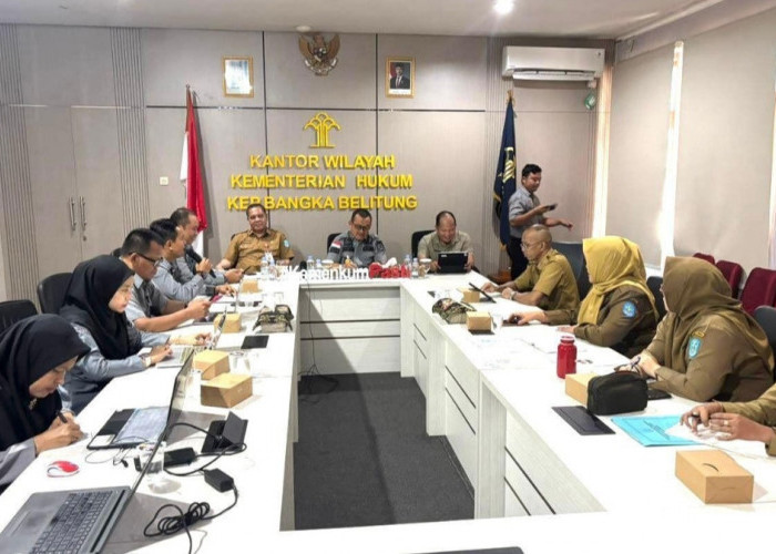 Kanwil Kemenkum Babel Harmonisasikan Ranperkada Kabupaten Bangka