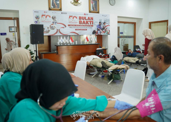 Dari Jakarta hingga Kundur, Donor Darah Bulan Bakti PT Timah Kumpulkan 576 Kantong