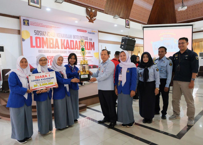 SMAN 3 Pangkalpinang Raih Juara Lomba Kadarkum Kemenkumham Babel