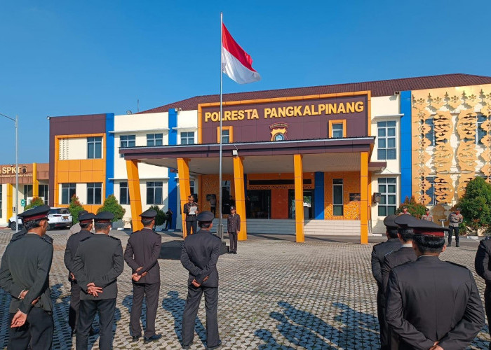 Peringati Hari Lahir Pancasila, Polresta Pangkalpinang Teguhkan Komitmen Persatuan dan Nilai Luhur Bangsa