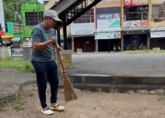 Hari Pertama Bupati Fery Nyapu Pasar, Wabup Syahbudin Lepas MTQH