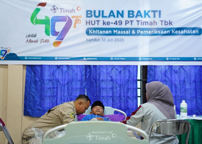 PT Timah Kembali Gelar Khitanan Massal, Warga Kundur Antusias Ikuti Program Bulan Bakti