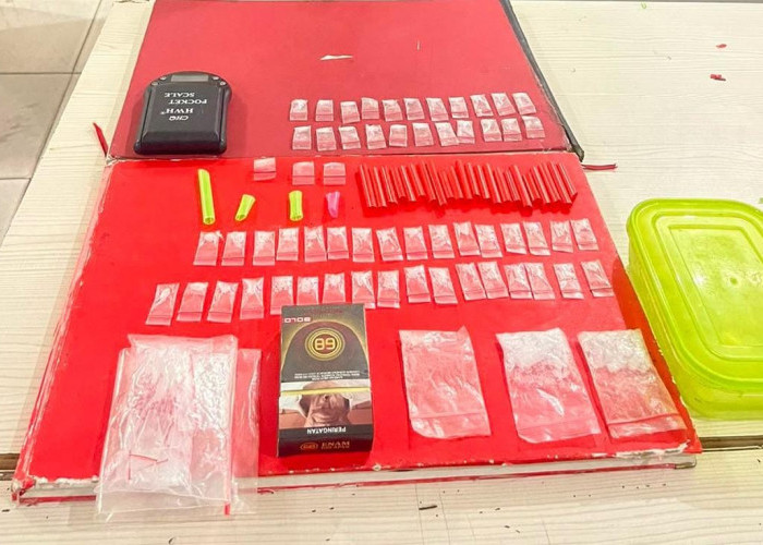 Polisi Tangkap Pria di Pangkalpinang, Sabu 20,59 Gram Dikemas Puluhan Paket Siap Edar