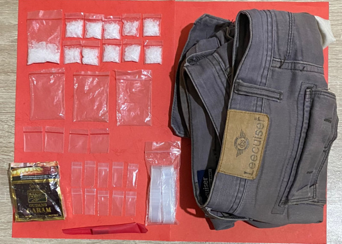 Pengedar Sabu Asal OKI Sumsel Ditangkap Polisi, 18,16 gram Jadi Barbuk 