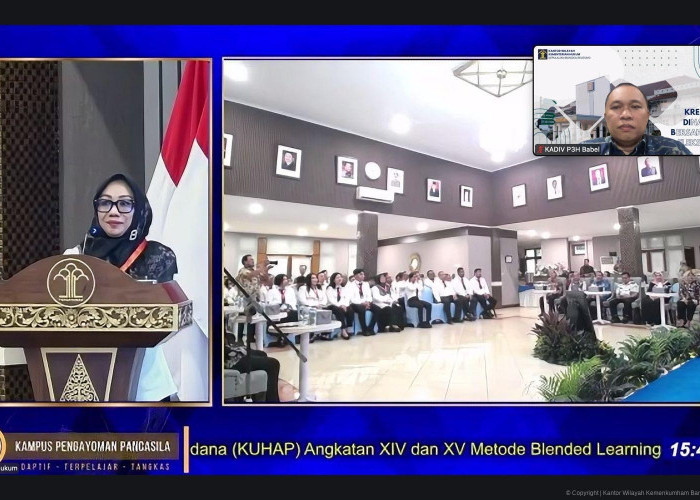 Kanwil Kemenkum Babel Ikuti Penutupan ToF Implementasi KUHP dan KUHAP Tahun 2026