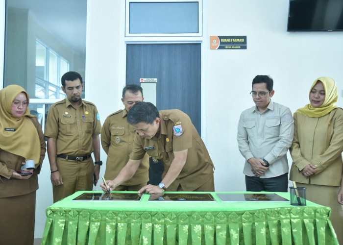 Resmikan Puskesmas Belinyu, Bupati Fery Komitmen Tingkatkan Pelayanan Kesehatan Dasar   