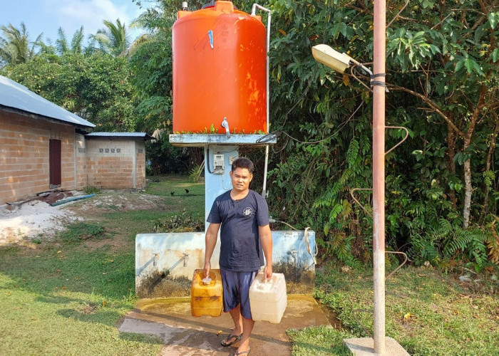 Musim Kemarau, Sumur Bor yang Dibangun PT Timah Tbk di Desa Gantung Bantu Penuhi Kebutuhan Air Ratusan Warga  