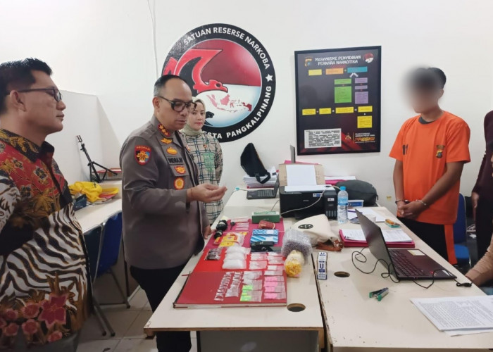 Polresta Pangkalpinang Bongkar Jaringan Sabu Dikendalikan dari Lapas