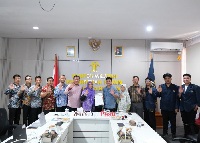 Kanwil Kemenkum Babel Terima Serah Terima Aplikasi SIMONS dari Mahasiswa ISB Atma Luhur Pangkalpinang