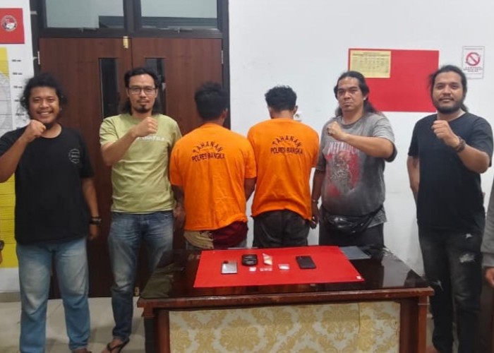 Dua Pengedar Sabu di Belinyu Tak Berkutik Dibekuk Tim Satresnarkoba Polres Bangka