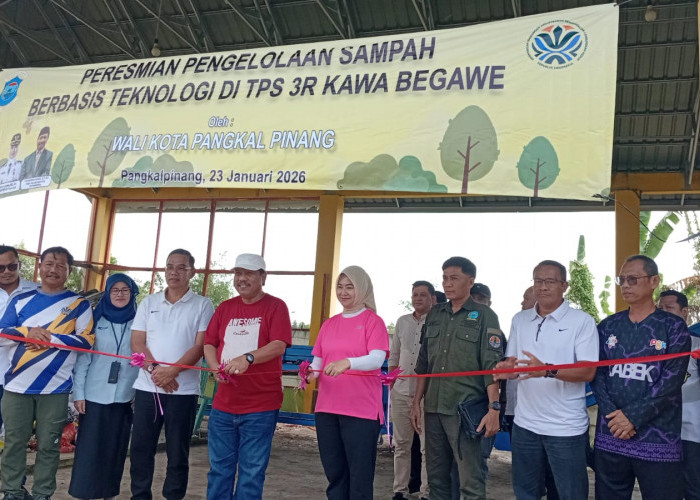 Wali Kota Pangkalpinang Kembali Operasikan TPS 3R Selindung