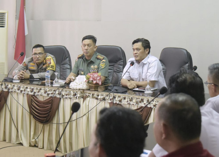 Pemkab Babar, TNI/Polri Gelar Rakor Pencegahan Banjir dan Pengendalian Wabah Penyakit